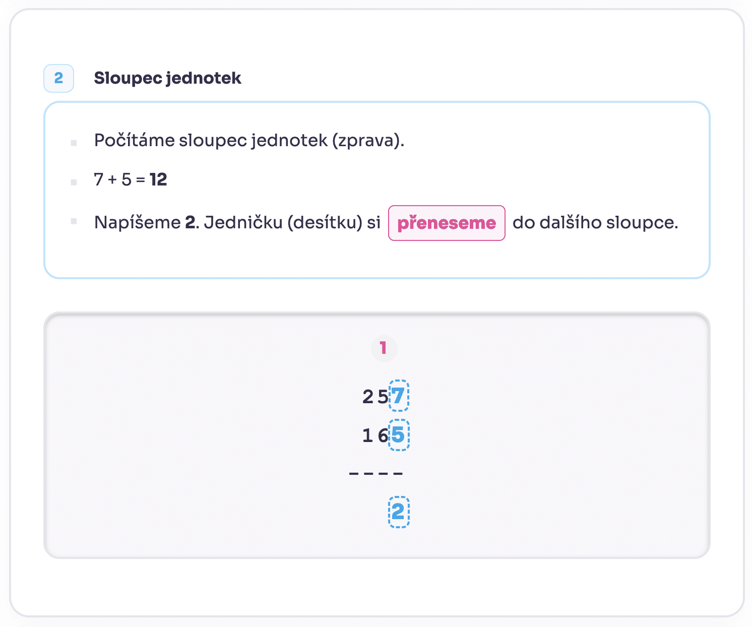 scitani podsebou